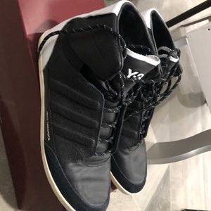 Y-3 hi top sneakers